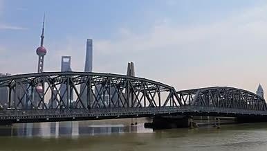 上海外白渡桥高清延时拍摄视频的预览图
